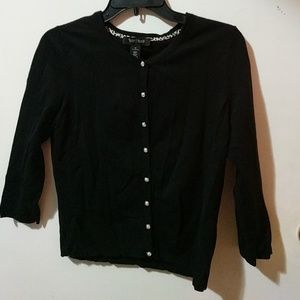 Black button up cardigan